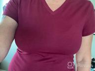 img 1 attached to Women'S Short Sleeve V Neck T Shirt - Junior & Plus Sizes By Emmalise review by Chris Burks