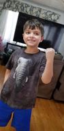 img 1 attached to 🐘 Elevate Your Little Boy's Style with The Mountain Youth Elephant Face Shirt review by Chad Baio