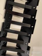 img 1 attached to Heavy Duty Steel Handrail Bracket For Wall Mounted Staircase Railings - 1 Pack (Black) review by John Roby