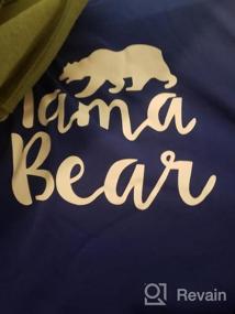 img 4 attached to KAKALOT Women'S Mama Bear Print Cowl Neck Hooded Sweatshirt Drawstring Pullover Top