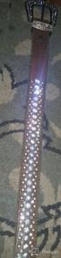 img 8 attached to Stylish Women'S Rhinestone Western Cowgirl Belt With Studded Design And Leather Finish - 35158 50158