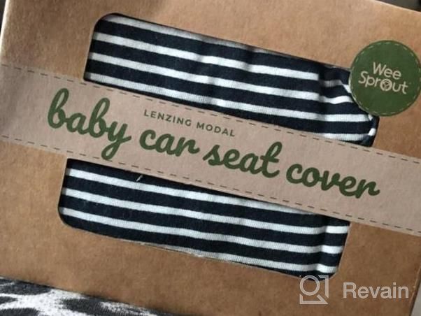 img 1 attached to WeeSprout Car Seat Covers For Babies - Blocks Sunlight, Carseat Canopy Easily Slips On & Off, Fits All Baby Car Seats, Easy To View Baby, 9-In-1 Additional Uses, Ultra-Soft & Breathable Fabric review by Sherry Brown