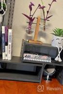 img 1 attached to YGYQZ Small Bookshelf for Desktop Storage: Mini Cute 📚 Office Desk Shelves in White – Versatile Organizers for Women, Kids review by Tai Waldbillig