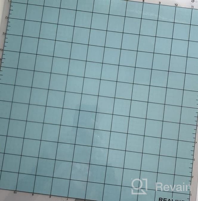 img 1 attached to Get Precision Cuts With REALIKE StandardGrip Cutting Mats For Silhouette Cameo - 3 Pack Of Gridded Adhesive Non-Slip Mats For Craft And Sewing Projects review by Daniel Mettler