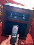 img 1 attached to Stay Warm And Cozy With 1500W Infrared Electric Space Heater- Perfect For Large Rooms With 3 Heat Modes, Remote Control, Timer, And Safety Features! review by Ben Daugherty