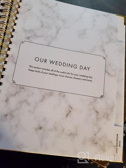 img 1 attached to The Ultimate Wedding Planner: Undated Diary & Organizer With Hard Cover, Online Support, And Handy Pockets! review by Kyle Larjin