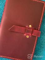 img 1 attached to Refillable Genuine Leather Journal: Handmade Vintage Organizer Notebook For Men And Women review by Charles Mathews
