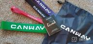 img 1 attached to Get Fit Now With CANWAY Pull Up Assistance Bands - Resistance Band Set For Powerlifting, Training & More! review by John Caldwell