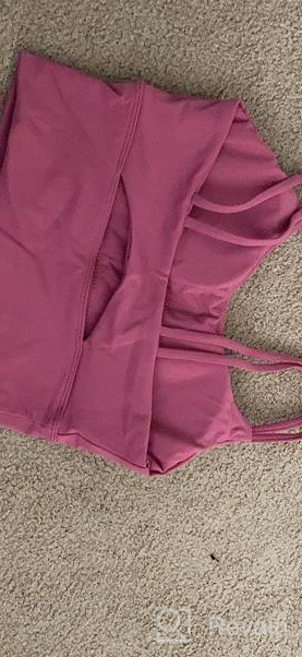 img 1 attached to Stay Comfortable And Stylish With Everrysea Women'S Longline Padded Sports Bra For Yoga And Fitness review by Alicia Jones