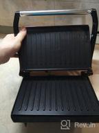 img 1 attached to Sandwich maker Kitfort KT-1609 Panini Maker, red review by Edyta Anna Jarosz ᠌