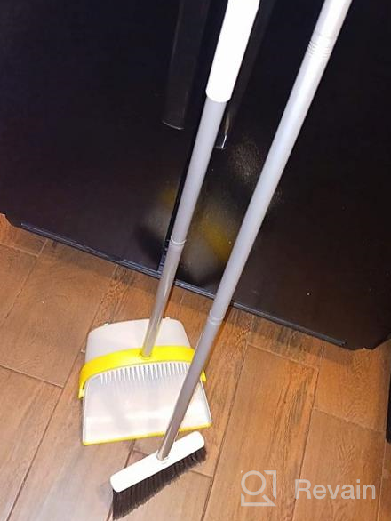 img 1 attached to Upgrade Your Cleaning With Yocada'S 52" Long Handle Broom And Dustpan Set - Perfect For Home, Kitchen, Office, And Pet Hair Cleanup! review by Jonathan Arroyo