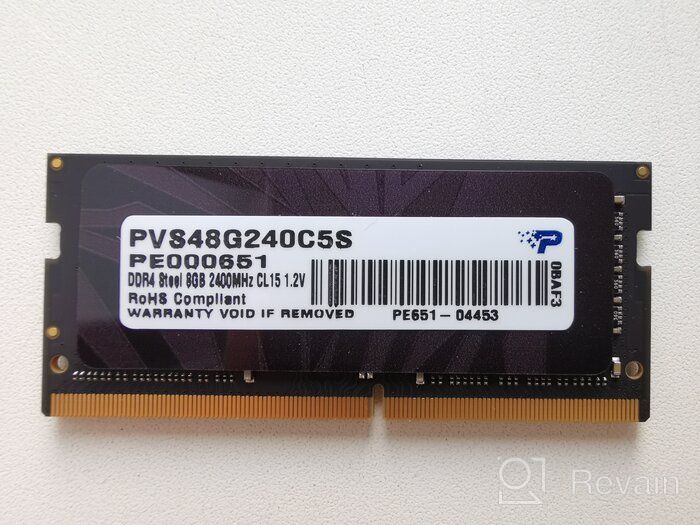 img 3 attached to 💾 Patriot Memory VIPER STEEL 8GB DDR4 2400MHz SODIMM CL15 RAM (PVS48G240C5S) review by Kio Svyjok (levi) ᠌
