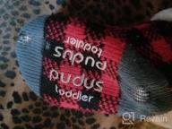img 1 attached to Pudus Lumberjack Slipper Non Slip Grippers Girls' Clothing review by Tamara Rodriguez