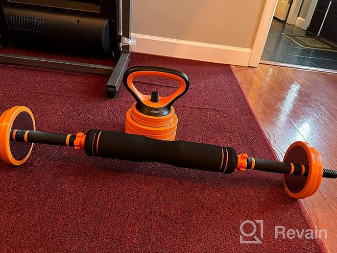 img 1 attached to EILISON 44Lb Adjustable Dumbbell And Barbell Set - Versatile Free Weights For Home Or Gym Workouts! review by Blake Giordano