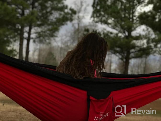 img 1 attached to MalloMe Hammock - Camping Hammocks - Portable Hammock Kids Hammock Outdoor Hammock - Hamaca Double Hammock - 2 Person Hammock Tree Hammock - Hamock Travel Hammock - Backpacking Hammocks For Outside review by Dube Jansen