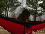 img 1 attached to MalloMe Hammock - Camping Hammocks - Portable Hammock Kids Hammock Outdoor Hammock - Hamaca Double Hammock - 2 Person Hammock Tree Hammock - Hamock Travel Hammock - Backpacking Hammocks For Outside review by Dube Jansen