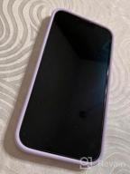 img 1 attached to Enhanced Camera Protection IPhone 14 Plus Case By Miracase - Shockproof Liquid Silicone Case With Microfiber Lining, Includes 2 Screen Protectors - Lavender Grey (6.7 Inch) review by Kiesha Cepparulo