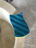 img 1 attached to Dish sponge Vileda Pur Active, blue/green, 2 pcs. review by Franciszka Krajewska ᠌