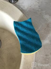 img 10 attached to Dish sponge Vileda Pur Active, blue/green, 2 pcs.