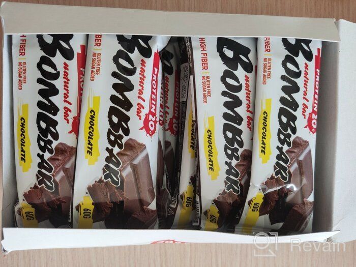 img 3 attached to Protein bar Bombbar without sugar, Tiramisu, 60g x 12 pcs. review by Ada Szewczyk ᠌