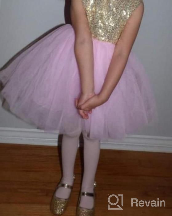 img 1 attached to Splendid Sequin And Lace Party Dress For Toddler Girls By YOUNGER TREE review by Cathy Donaldson
