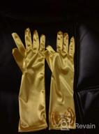 img 1 attached to Girls' Long Satin Finger Bowknot Formal Pageant Gloves by Greenmoe - Enhanced SEO review by Carl Henderson