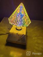 img 1 attached to SZYOUMY 3D RGB Color Filament Edison Bulb With Firework Fairy Lights - Ideal For Living Rooms, Studios, Parties, Cafes, And Special Occasions - Perfect Novelty Decoration Gift review by Matt Charlton