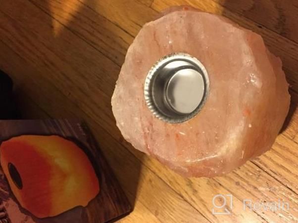 img 1 attached to Himalayan Salt Lamp Bowl With Small Rock Crystals And Dimmer Switch - Includes 25W Bulbs By AMOYSTONE review by William Dean