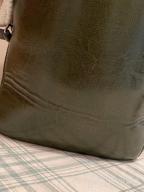 img 1 attached to Retro Small Tote Shoulder Bag For Women - Genuine Leather Handbag By Covelin review by Michael Daniels