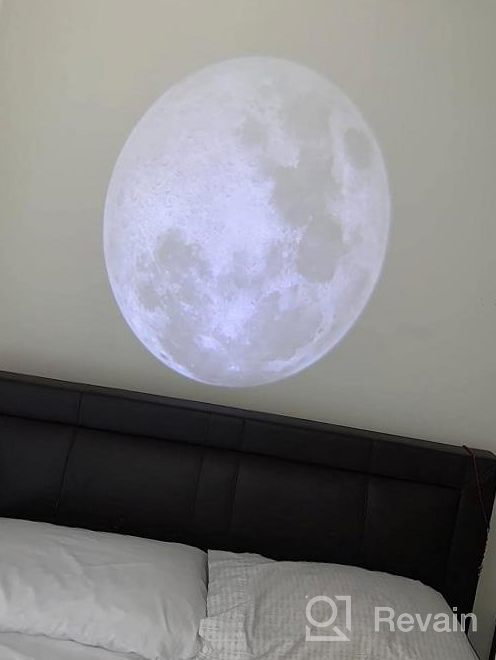 img 1 attached to Experience The Romantic Moonlight In Your Bedroom With TANBABY HD Moon Projector Light: Three Adjustable Brightness Modes And USB Charging review by Rudy Hilmy