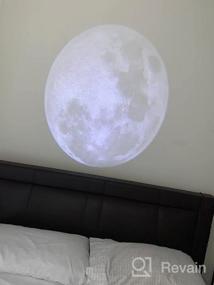 img 6 attached to Experience The Romantic Moonlight In Your Bedroom With TANBABY HD Moon Projector Light: Three Adjustable Brightness Modes And USB Charging