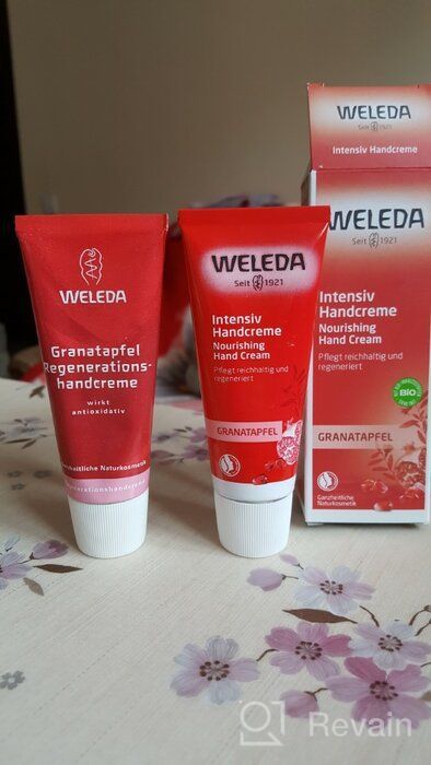 img 1 attached to 💆 Weleda Regenerating Pomegranate Hand Cream: Nourishing and Revitalizing for Soft Hands - 1.7 Ounce review by Aneta Ambroziak ᠌