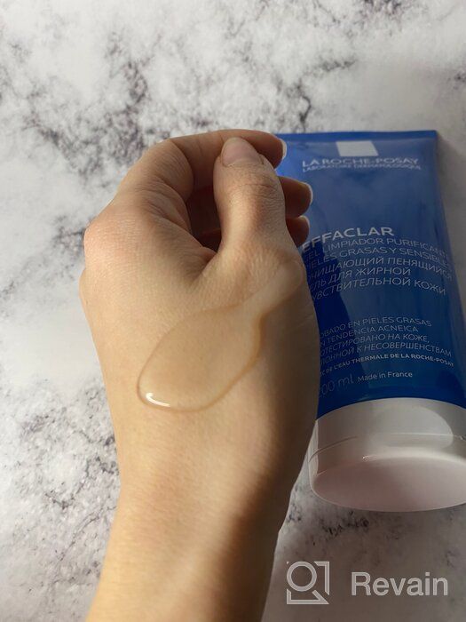 img 1 attached to Effaclar Deep Cleansing Foaming Cream Cleanser by La Roche-Posay: Daily Face Wash for Oily Skin to Reduce Pore Appearance review by Ae Rim Ra ᠌
