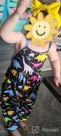 img 1 attached to Yousie Toddler Dinosaur Girls' Jumpsuit Romper - Stylish Clothing for Kids review by Agonia Ajdini