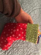 картинка 1 прикреплена к отзыву 24 Pcs 9 Inches Felt Christmas Mini Stockings Snowflake Printed Gift Card Silverware Holders Bulk Treats For Neighbors Coworkers Kids Small Rustic Red Xmas Tree Decorations Set от Mike Hicks