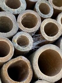 img 5 attached to Boost Your Garden'S Pollination With KIBAGA'S Handmade Bamboo Mason Bee House - A Haven For Productive And Peaceful Bee Pollinators!