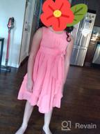 img 1 attached to Bow Dream Flower Girl Dress with Chiffon Ruffles review by Robert Helstrom