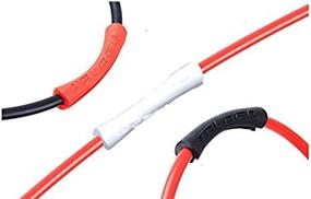 img 4 attached to Bike Frame Protection: Juscycling Rubber Sleeves For Shifter And Brake Cables - 4 Pack, 3 Color Options