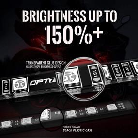 img 2 attached to Усильте свою поездку с комплектом светодиодного акцентного освещения OPT7 Aura для мотоциклов — яркие многоцветные RGB-подсветки с дистанционным управлением и переключателем, идеально подходящие для круизеров!