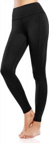 img 3 attached to Zengjo Womens Leggings With Pockets High Waisted Soft Workout Yoga Running Tights