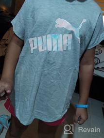 img 3 attached to PUMA Girls T Shirt Light Heather Girls' Clothing