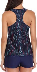 img 3 attached to Tempt Me Printed Swimsuit Geometric Women's Clothing : Swimsuits & Cover Ups