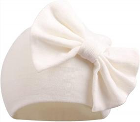 img 3 attached to Baby Boys Girls Zsedrut Newborn Hat Beanie With Bear Rabbit Ears Hospital Cap