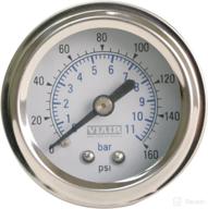 🔍 enhanced accuracy and visibility: viair 90087 2.0" white face illuminated single needle gauge логотип