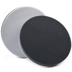 img 4 attached to Poliwell Soft Sponge Interface Pad: 6 Inch 🧽 (150mm), 2 Pack - Hook and Loop Cushion Buffing Pads