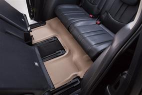 img 2 attached to 🚗 Custom Fit 3D MAXpider All-Weather Floor Mats for Hyundai Santa FE 6 & 7 Seater 2013-2018 / Santa FE XL 2019 - Kagu Series, Tan (3rd Row) - High-Quality Car Floor Liners