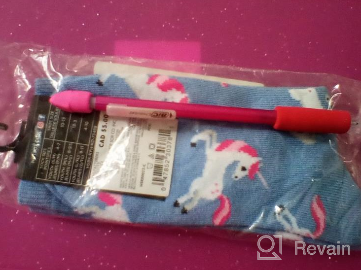 img 1 attached to Hot Sox Unicorn Kids Socks for Girls review by Katie Estabrook