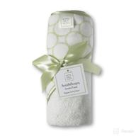 🥝 soft & absorbent swaddledesigns organic cotton terry velour hooded towel – kiwi mod circles logo