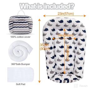 img 2 attached to Bimocosy Breathable Co Sleeping Portable Bassinet