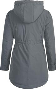 img 3 attached to NUTEXROL Womens Winter Hooded Overwear Women's Clothing in Coats, Jackets & Vests